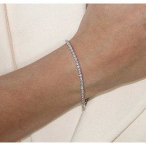 Diamond Tennis Bracelet 2.32 carat 14k white gold